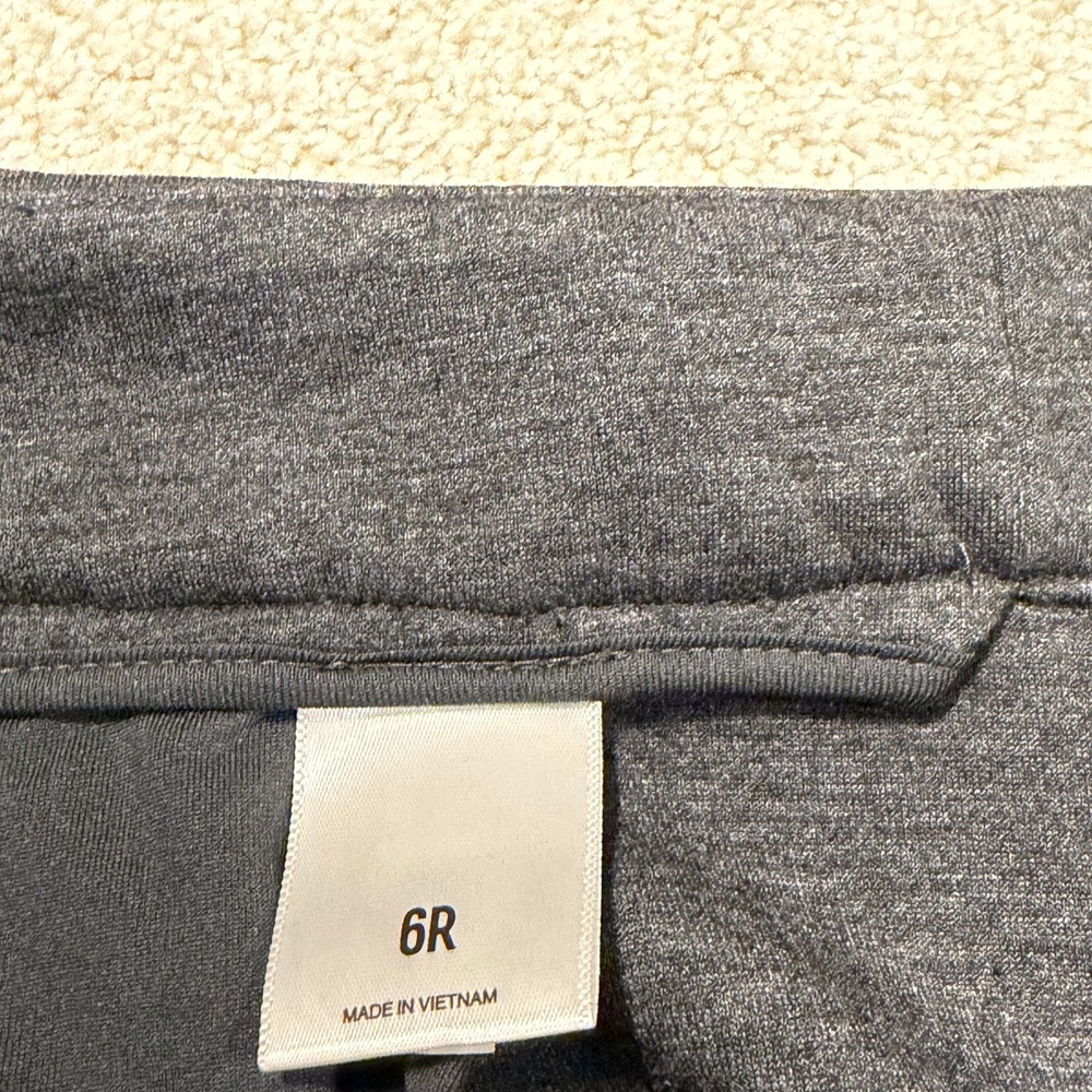 Express Stylist Wide Leg Pants Womens 6R Gray High Rise Pleated Cuffed Trousers‎ - Picture 9 of 11